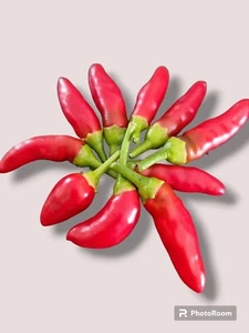 30pezzi Peperoncino Piccante Diavolicchio Di Calabria. Da Mangiare No pesticidi - Foto 1 di 3
