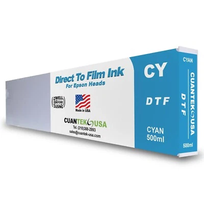 DTF Ink Cartridges 500ml for VJ-628D, XPJ-1682D Direct To Film - MADE IN USA - Image 1 of 4