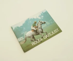 ROLEX DATEJUST VINTAGE BROSCHÜRE BOOKLET HEFT 593.02 VON 1987 ENGLISH - Bild 1 von 4