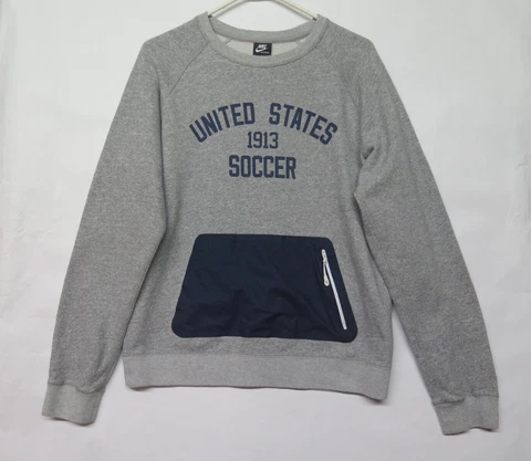 Nike United States Soccer 1913 Centennial Best Crewneck Sweatshirt Mens Sz L USA Cover