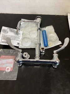 Chicago Faucets Combo Hot & Cold Water Faucet. Chrome. 943-317-TW - Picture 1 of 9