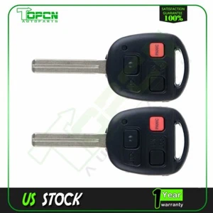 2 For Toyota Land Cruiser 1998-2002 Keyless Entry Remote Control Car Key Fob - Picture 1 of 7