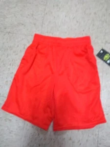 Nuevos con etiquetas Pantalones Cortos de Malla Athletic Works Niños Rojo Naranja XS S M L XL - Imagen 1 de 1