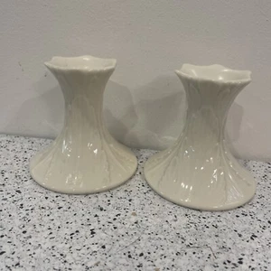 Vintage Lenox Woodland Collection 3" Kerzenständer 2er Set - Bild 1 von 14