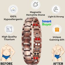 New Magnetic Bracelet Therapy Weight Loss Arthritis Health Pain Relief Men Women