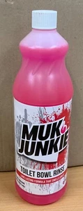 Muk Junkie Touring Caravan Van Chemical Toilet Bowl Rinse 1 litre - Picture 1 of 2