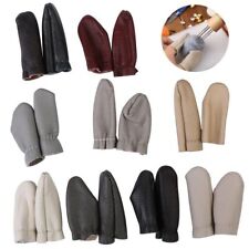 Thimble Leather Finger Protector Sewing Tools DIY Handmade Cot Index Guard Pairs