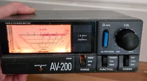 Sharman AV-200 1,8-200MHz 400W SWR i miernik mocy, bez kabli, tylko testowany zasilanie - Zdjęcie 1 z 14