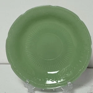 Vintage Fire King Jadeite Alice 5” Plate Oven Ware Green Ribbed USA - Picture 1 of 18