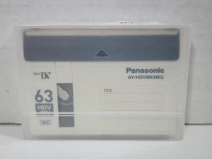 Panasonic AY-DVW63MQ Digital Video Cassette Tape HDV/DV New - Picture 1 of 3