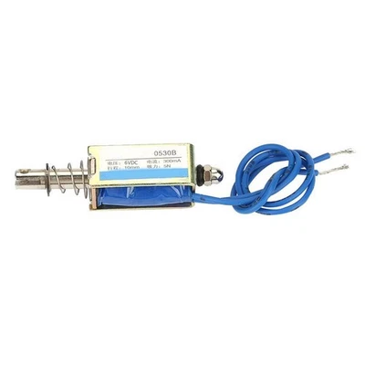 (6V)Automation Control 6/12/24V DC 300mA DC Pull Electromagnet 5N Retractab - Image 1 of 4