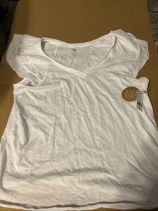 Dip Women’s White Blouse Size Large NWT  T14 - Picture 1 of 4