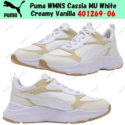 Puma WMNS Cassia MU Blanco Cremoso Vainilla 401269-06 Mujer Talla - Imagen 1 de 4