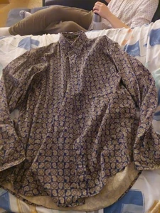 Club Room Herren LS Disco Paisley Button Down Hemd Medium EUc - Bild 1 von 3