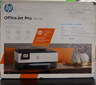 HP OfficeJet Pro 8025e Color Thermal Inkjet All-In-One Printer - Image 1 of 3