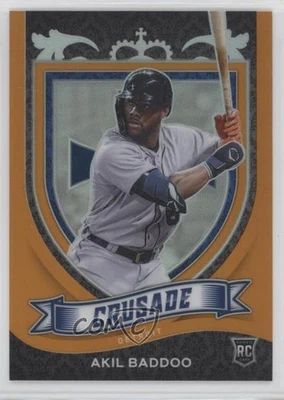 2021 Panini Chronicles Crusade Neon Orange /17 Akil Baddoo #14 Rookie RC - Image 1 of 2