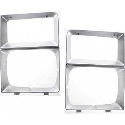 For Chevy C10/C20/C30 Headlight Door 1983-1984 LH and RH Pair Silver GM2512108 Foto 1 de 4