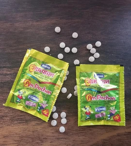 Aam Pachan  Pachak Chatpati Goli Tab - 30 Sachets  Tasty Healthy  Delicious - Picture 1 of 4