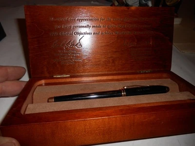 CROSS Kugelschreiber U.S.A in einer Holzkiste Ford Automobile - Bild 1 von 4