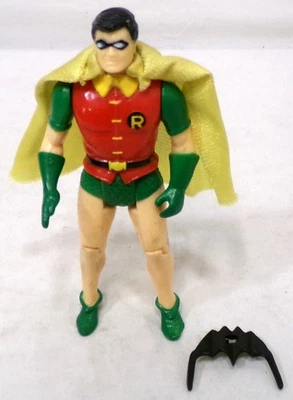 Boneco e Cabo Batarang Vintage 1989 ToyBiz DC Comics Super Heróis Robin 5" - Imagem 1 de 2