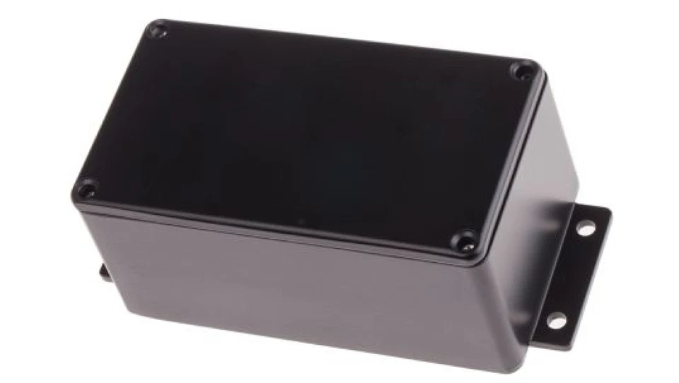 Obudowa ekranowana Czarny z kołnierzem IP66 Neopren, 139.6 x 63.8 x 55mm, RS PRO - Image 1 of 1