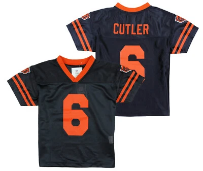 Camiseta deportiva deslumbrante alternativa de Jay Cutler #6 de los Chicago Bears de la NFL para niños pequeños/jóvenes Foto 1 de 3
