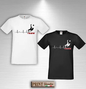 T-Shirt IL CALCIO E' NEL MIO DNA Maglietta Uomo Frase Divertente - Picture 1 of 4