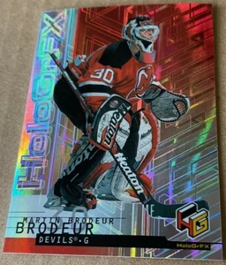 MARTIN BRODEUR HOF 1999-00 UPPER DECK HoloGrFX Card #33 NM-MT Condition - Picture 1 of 2