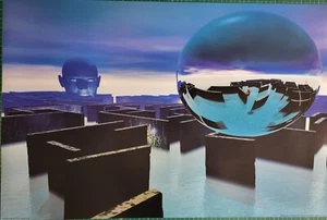 SURREAL ART. Dementional art Amaze Print by M.L. Walker 36"x24" - Picture 1 of 4