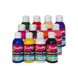 MONA LISA Acrylfarben-Set. 12 Farben je 110ml. Deckende Malfarben für Kinder - Bild 1 von 6