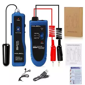 KOLSOL F02 Pro Underground Wire Locator Cable Tester WithEarphone Pet Fence Wire - Picture 1 of 8