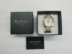 JUICY COUTURE MULTI-FUNCTION GOLD-TONE ST.STEEL LADIES WATCH 1901479 NEW DISPLAY - Picture 1 of 12