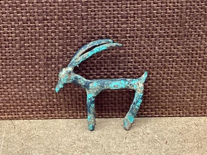 Ancient Persian Lorestan or Amlash Bronze Ibex Figure Pre Islamic Mesopotamia - Picture 1 of 6