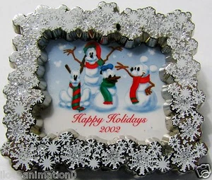 Disney WDW Cast Exclusive Happy Holidays Mickey Mouse Pluto Goofy Donald Pin - Imagen 1 de 2