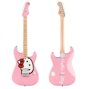 Guitarra Eléctrica Squier by Fender Edición Limitada Hello Kitty Stratocaster Rosa - Imagen 1 de 8