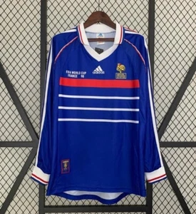 MAGLIA FRANCIA '98 CALCIO SHIRT MONDIALI S M L XL XXL ADIDAS HENRY ZIDANE THURAM - Imagen 1 de 10