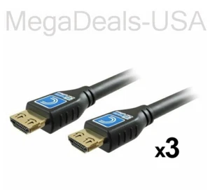 Confezione 3 Cavi HDMI Comprehensive Pro AV/IT 18Gb 4K Alta Velocità Nuovi - Foto 1 di 1