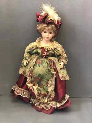 Doll Collectible Memories Genuine Porcelain  17 Inches Doll  "Samantha" - Image 1 of 4