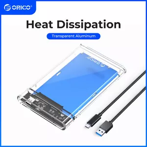 ORICO 2.5 External Hard Drive Enclosure USB3.0/Type C 5Gbps HDD/SSD Enclosure - Picture 1 of 10