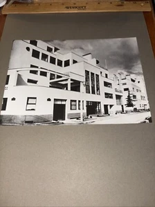 Antigua foto de arquitectura francesa montada en casa Rue Mallet-Stevens Robert Paris - Imagen 1 de 5