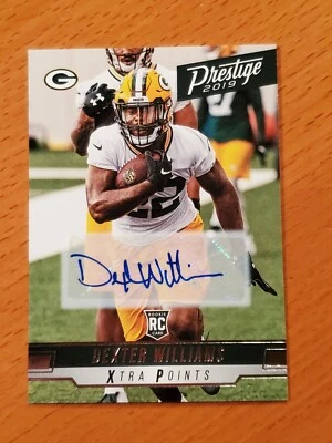 2019 Prestige Xtra Points Signatures #244 Dexter Williams Packers Auto Lot B - Image 1 of 2