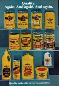 1978 Vintage Print Ad Pennzoil Quality Again And Again makes them worth asking - Picture 1 of 2