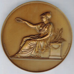 FRANCE - HOMMAGE DES MUTUELLES DU MANS - GRAVEUR : DE PUYMAURIN - 1988 - ø70 mm - Imagen 1 de 2