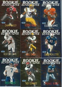 1999 Fleer NFL Rookie Sensations Lot Edgerrin James Williams Bailey 14 Karten - Bild 1 von 2