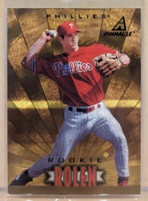1997 New Pinnacle GOLD MUSEUM COLLECTION #172 Scott Rolen HOF ROOKIE RC PARALLEL - Image 1 of 2