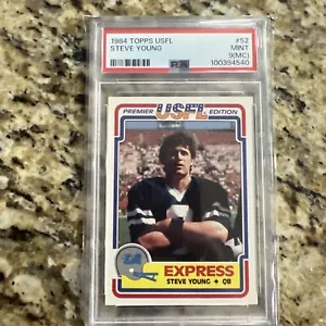 1984 Topps USFL - Steve Young #52 (RC) - PSA 9 — football - super rare (mc) - Picture 1 of 12