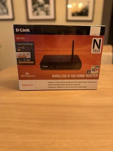 D-Link DIR-601 Wireless Home Router 150Mbps Wireless N 4 Port Powers On  - Picture 1 of 4