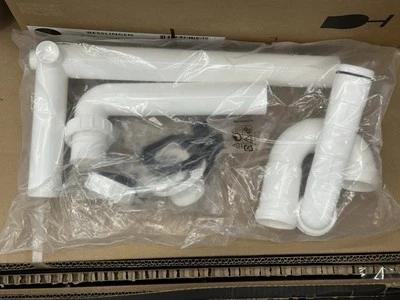 Nuevo Sellado IKEA BESLINGEN Fregadero Drenaje Hardware Kit Juego Completo 90 Grados Para Cajón Foto 1 de 4