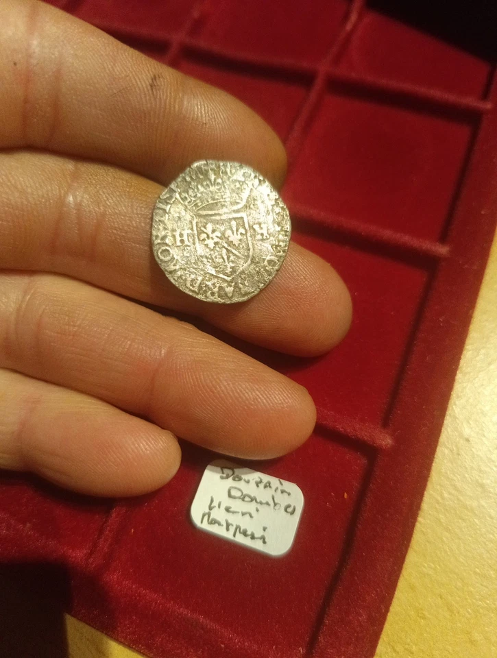 Monnaie Royale Argent  Dombes, Henri II de Montpensier, Douzain, 1598, Trévoux - Photo 1/4