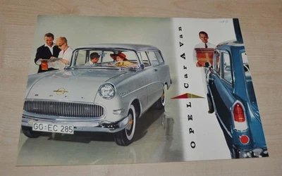 1959 Opel Caravan Olympia Brochure Prospekt DE - Изображение 1 из 4